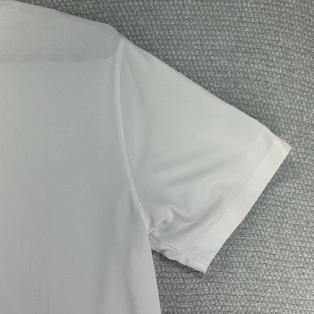 Nike Polo Shirt Mens XL White Striped TPC Sawgrass Players Championship Golf - Picture 9 of 16